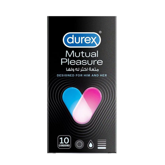Durex Mutual Pleasure Condoms, 10-Pack - wellkart