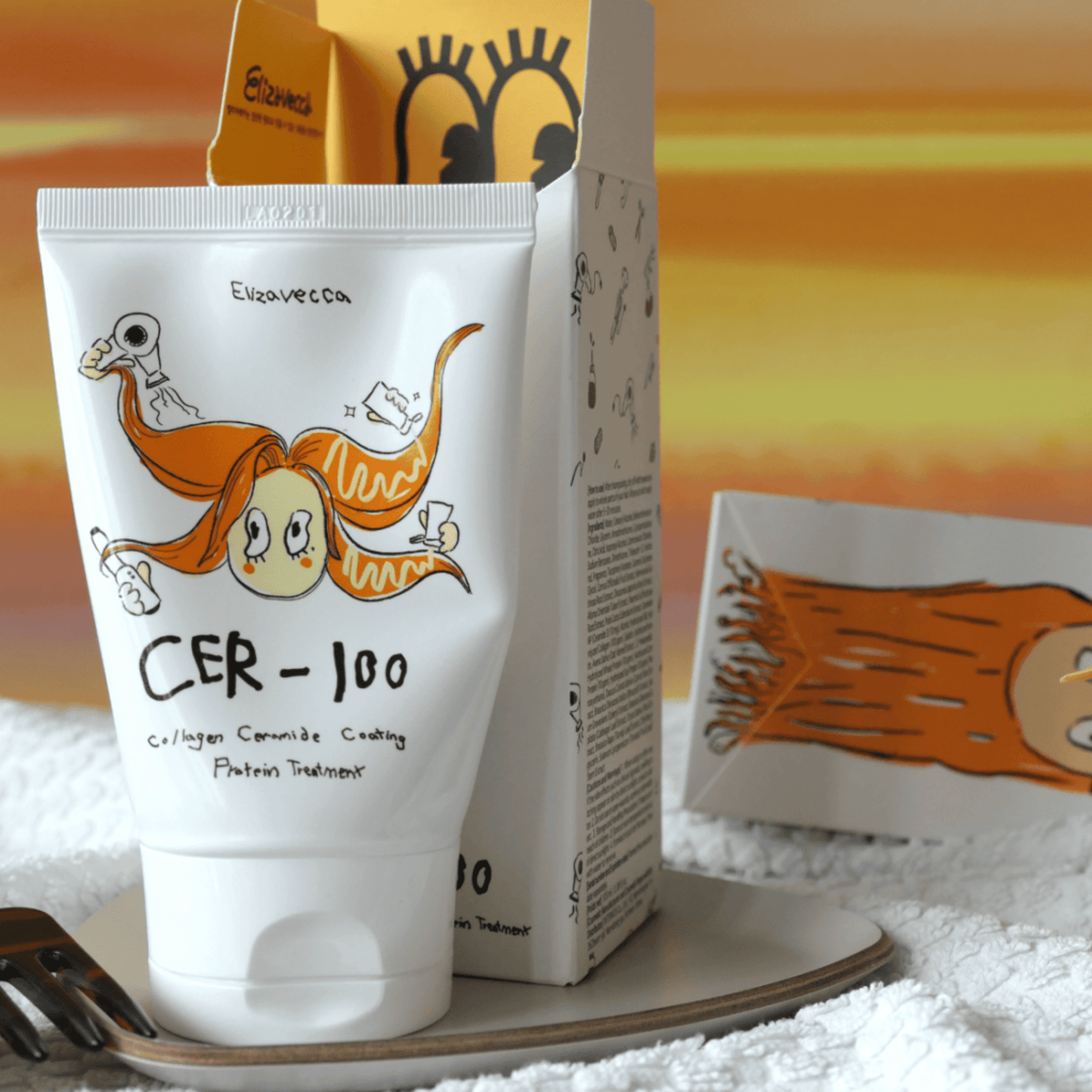 Elizavecca CER-100 Hair Collagen Ceramide Coating Hair Protein Treatment (100ml) SkinStash