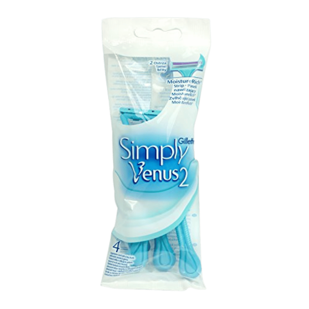 Gillette - Venus 2 Simply for Women, 4 Pc SkinStash