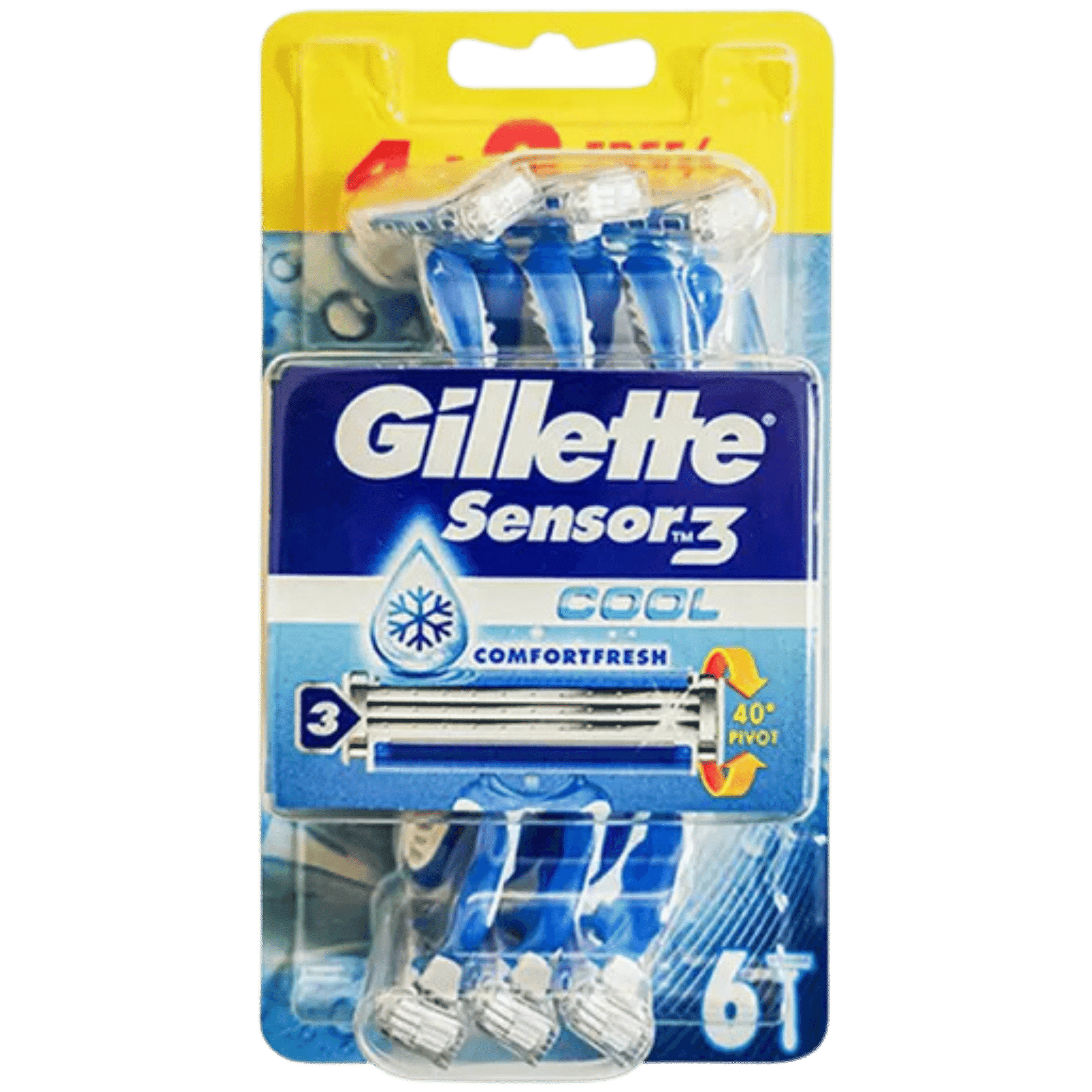 Gillette Sensor3 Cool Men's Razors - wellkart