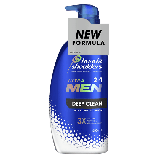 Head & Shoulders Shampoo Men 2-In-1 (550ml) - wellkart
