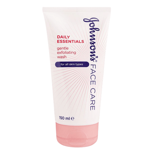Johnson's Face Care Gentle Exfoliating Wash For All Skins Types (150ml) - wellkart