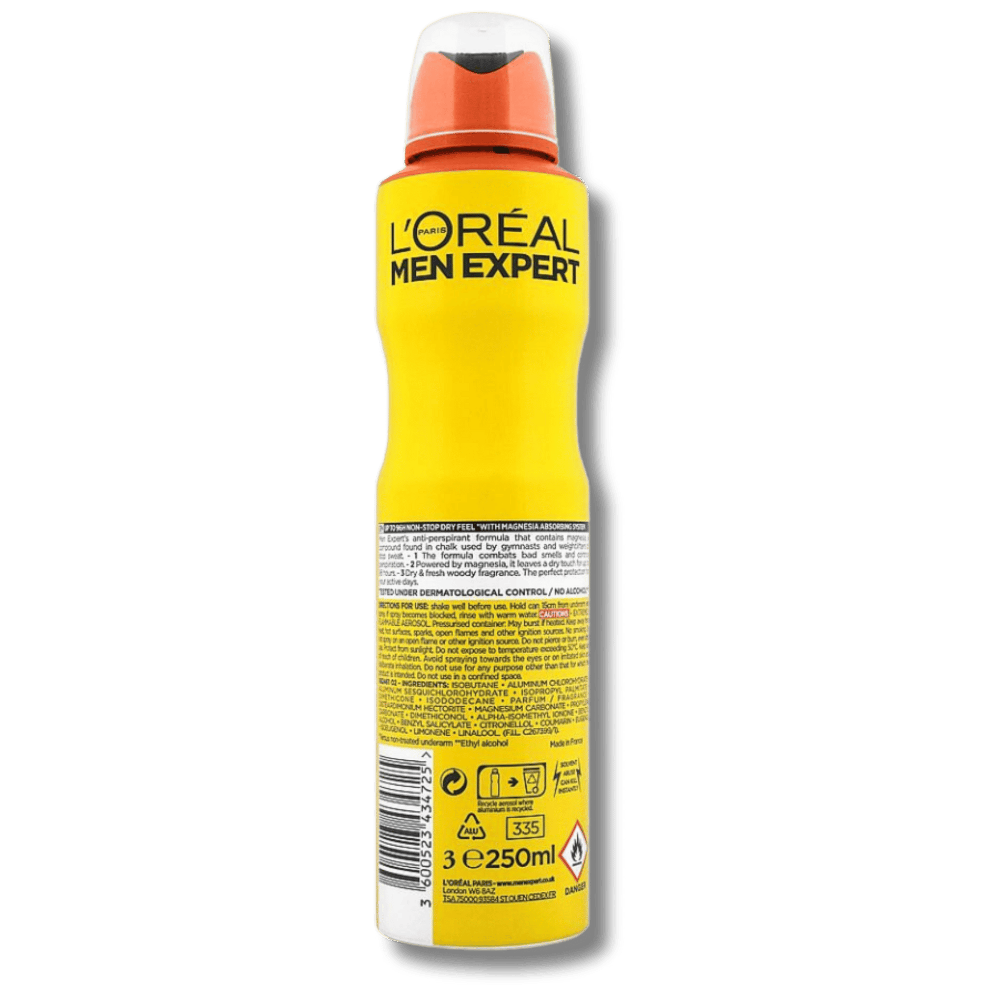 L'Oreal Men Expert Invincible Sport Deodorant (250ml) SkinStash