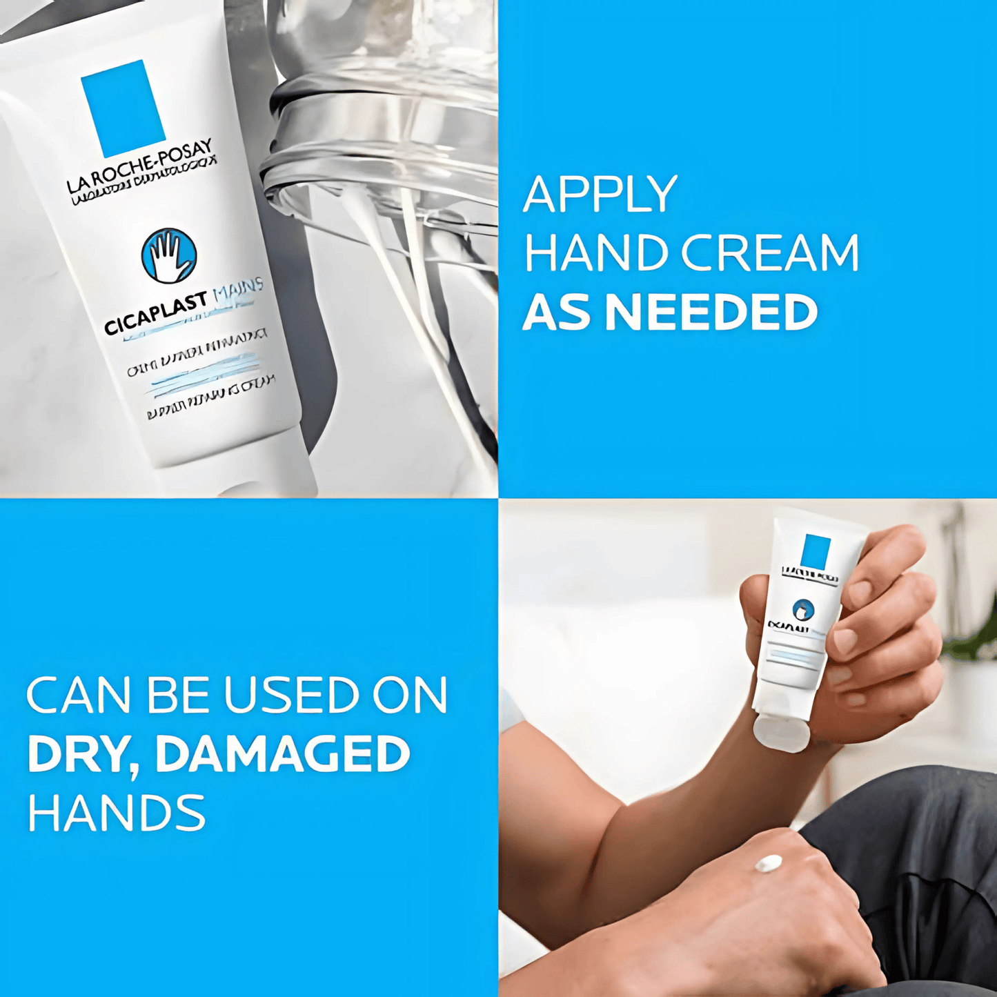 La Roche-Posay Cicaplast Hands Soothing Hand Cream (50ml) SkinStash