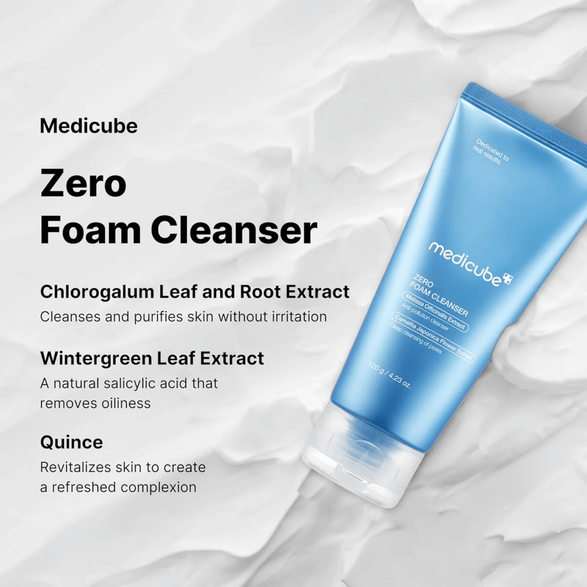 Medicube Zero Foam Cleanser (120g) SkinStash