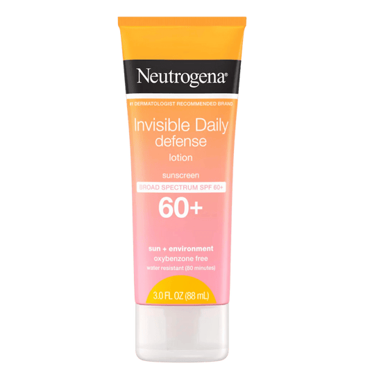 Neutrogena Invisible Daily Defense Lotion Sunscreen Fragrance Free SPF 60+ (88 ml) SkinStash