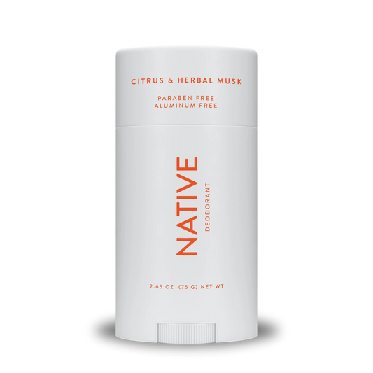 Native Deodorant Citrus & Herbal Musk Aluminum Free (75g) SkinStash