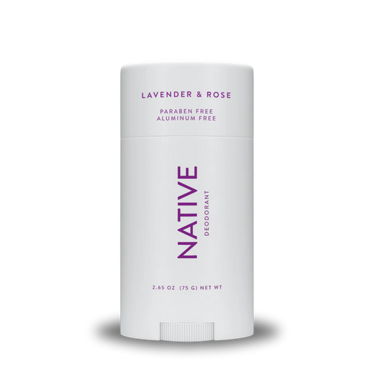 Native Deodorant Lavender & Rose Aluminum Free (75g) SkinStash