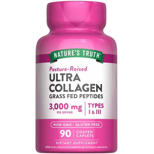 Nature's Truth Collagen Peptides  90 Caplets (3000MG) SkinStash