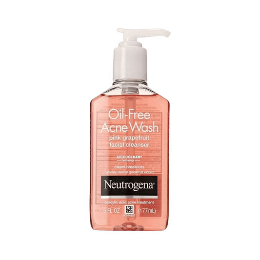 Neutrogena Oil-Free Acne Wash Facial Cleanser Pink Grapefruit (177ml) SkinStash
