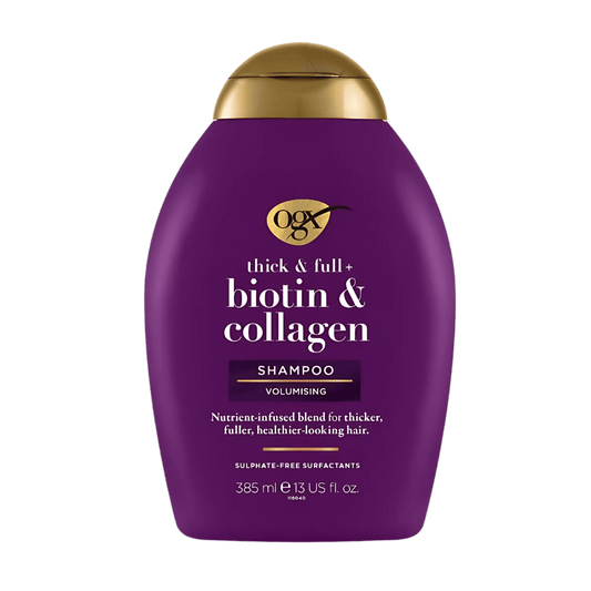 OGX Thick & Full + Biotin & Collagen Volumizing Shampoo (385ml) SkinStash