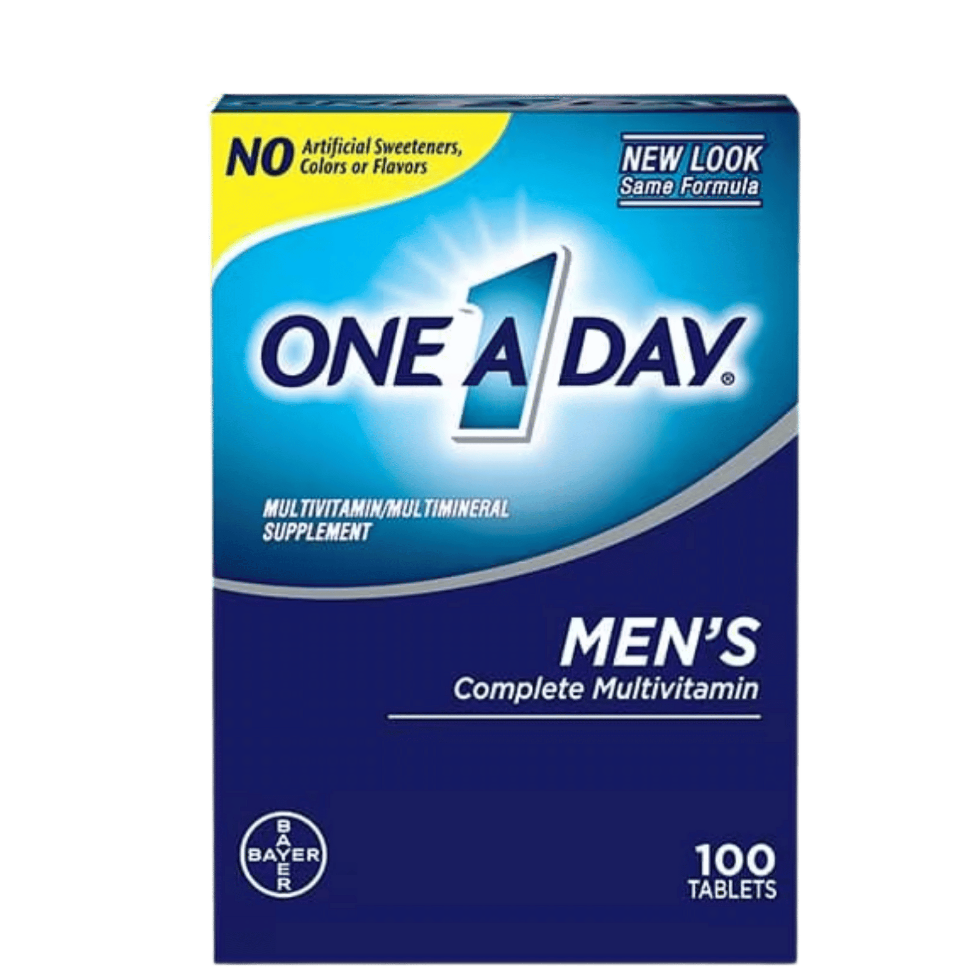 One a Day Men's Health Formula Multivitamin Multimineral Tablets 100 Tabs SkinStash