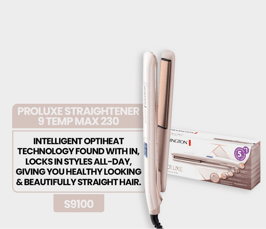 Remington Proluxe Straightener 9 Temp Max 230- S9100 - wellkart