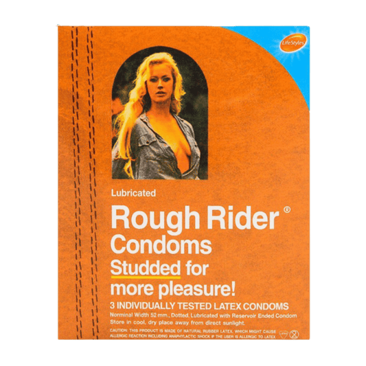 Rough Rider Condoms - studded for more pleasure (3 Condoms) - wellkart