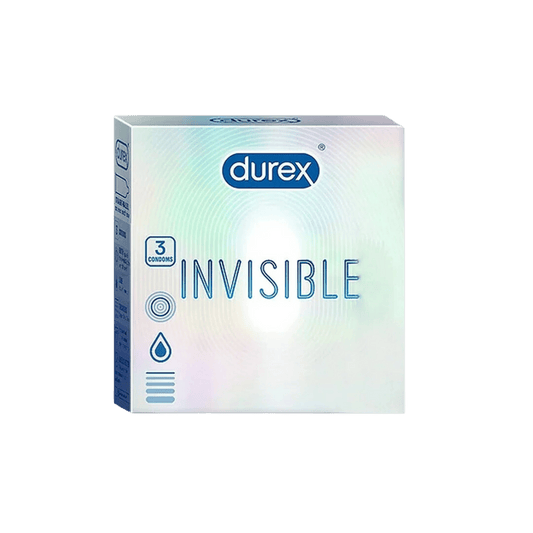 Durex Invisible Extra Thin (3 Condoms) - wellkart