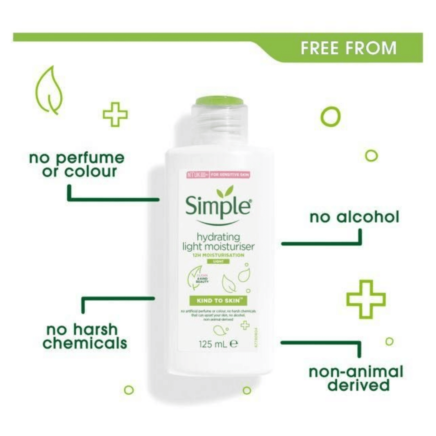 Simple Hydrating Light Moisturiser (125ml) - wellkart