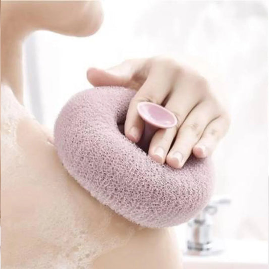 B&B Derma - Super Soft Round Bath Sponge With Suction Cup - wellkart