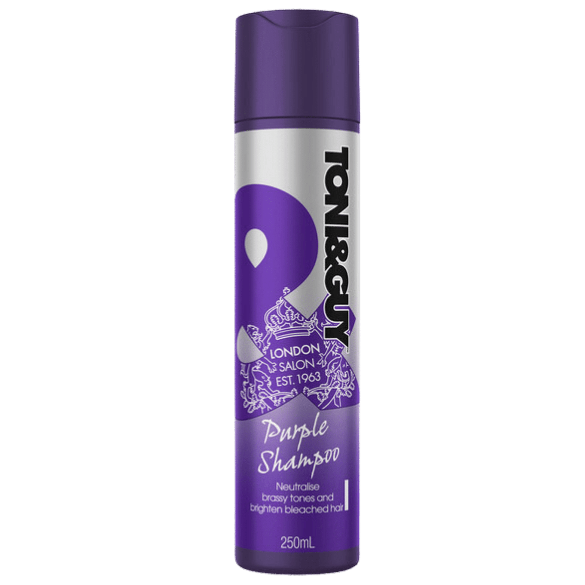 Toni & Guy Brighten Bleached Purple Shampoo (250ml) - wellkart