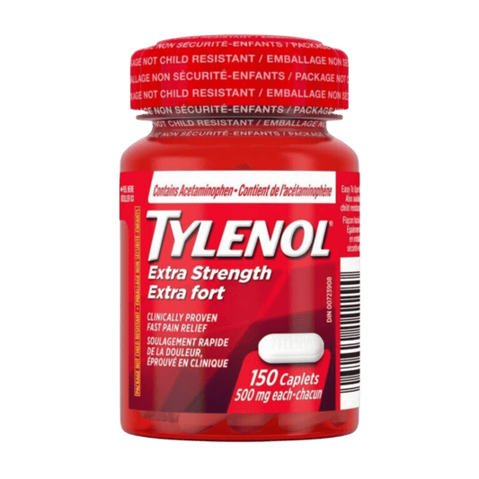 Tylenol Extra Strength Extra Fort Tablets with Acetaminophen 150 CT(500mg) SkinStash