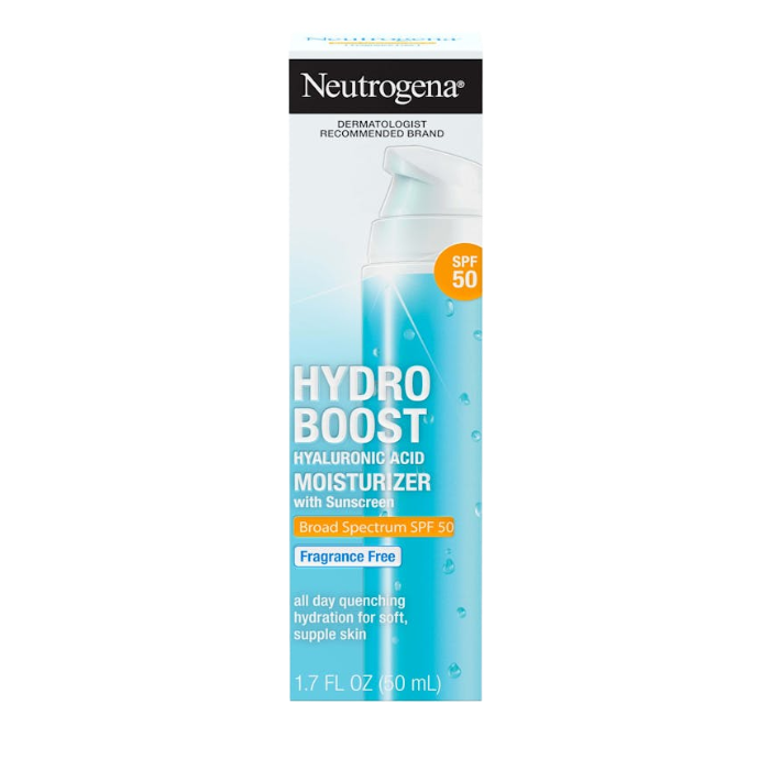 Neutrogena Hydro Boost Hyaluronic Acid Moisturizer With Sunscreen SPF 50 (50ml) SkinStash
