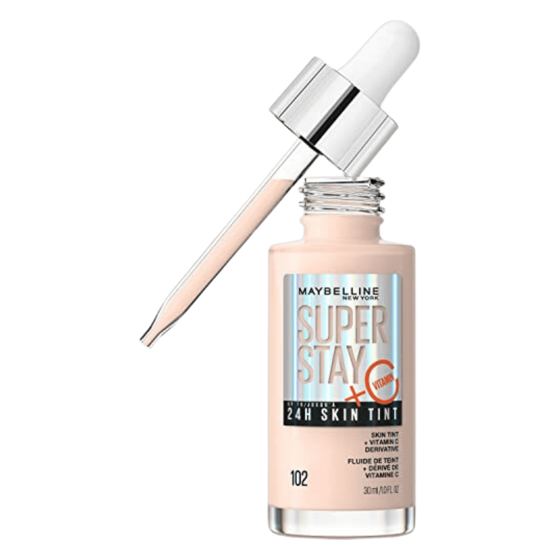 Maybelline Super Stay 24H Skin Tint Foundation Serum with Vitamin C (30ml) SkinStash