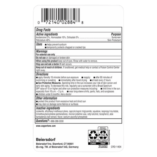 Coppertone Sport SPF 50 Sunscreen Lip Balm (3.96g) SkinStash