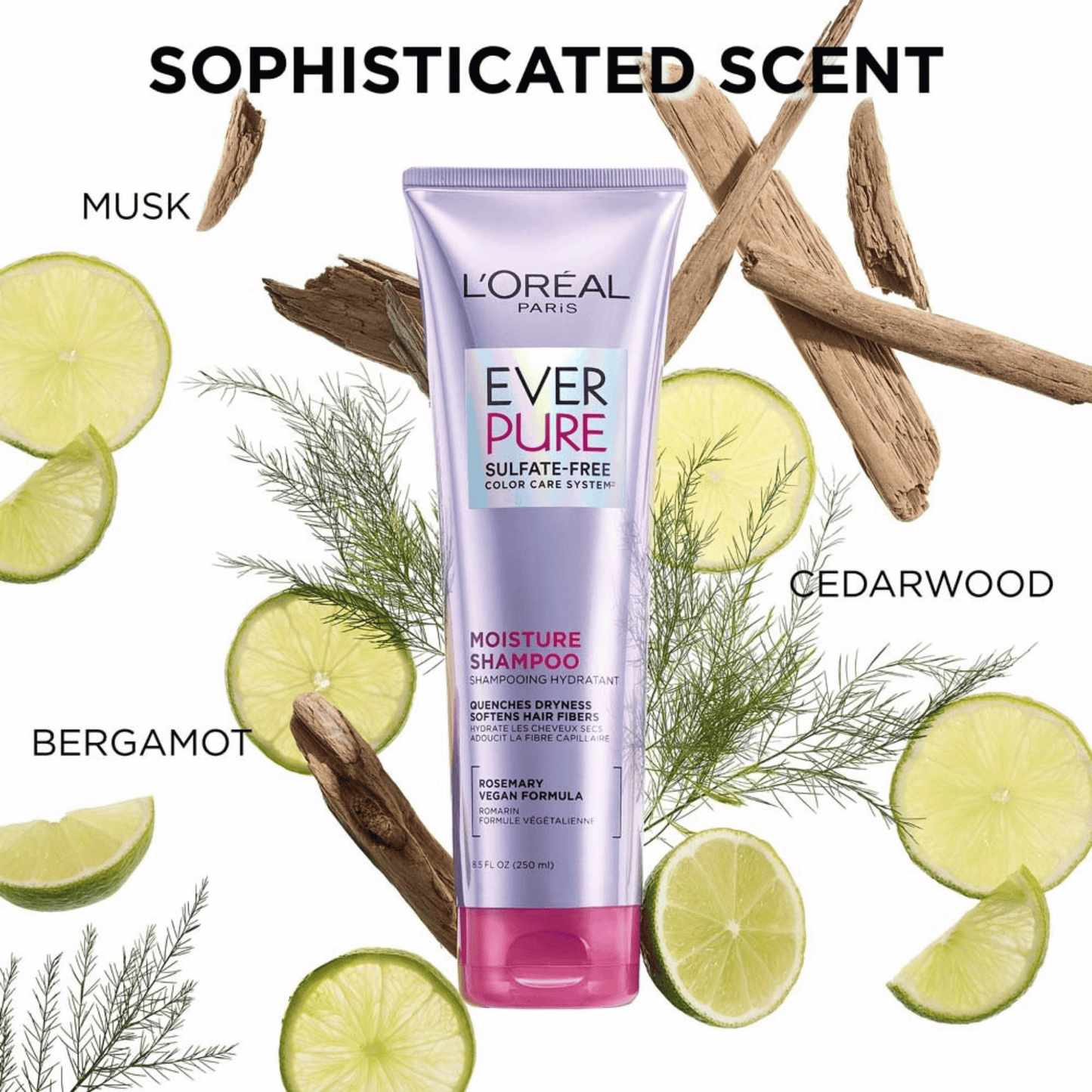 L'Oreal Paris EverPure Sulfate Free Color Care System Moisture Shampoo (325ml) SkinStash