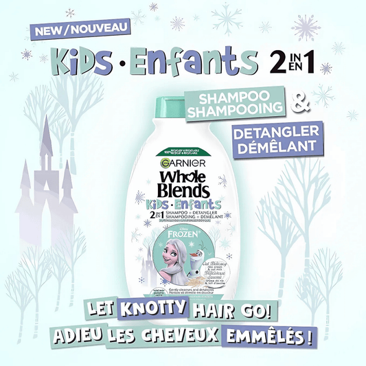 Garnier Ultimate Blends Kids 2 In 1 Shampoo & Detangler Frozen (250ml) SkinStash