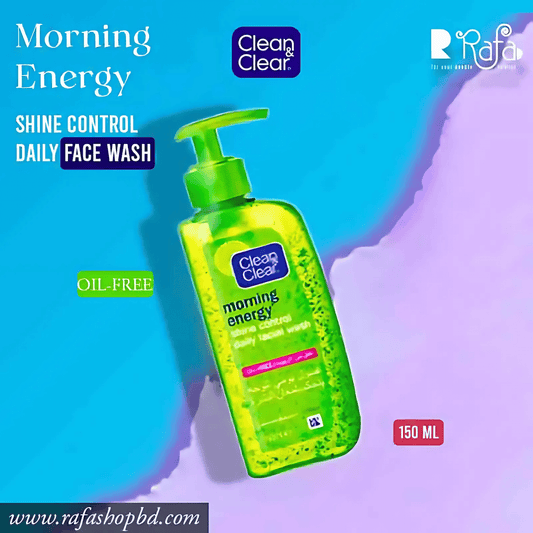 Clean & Clear - Morning Energy Shine Control Daily Facial Wash Oil Free (150ml) SkinStash