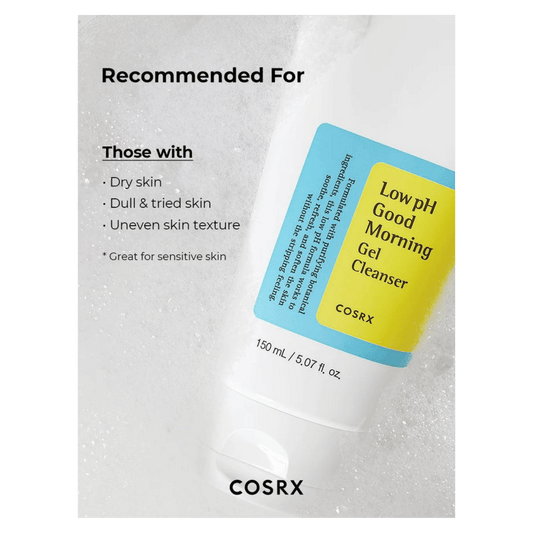 Cosrx Low PH Good Morning Gel Cleanser SkinStash