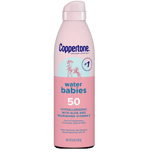 Coppertone Water Babies 50 SPF Sunscreen Lotion Spray SkinStash