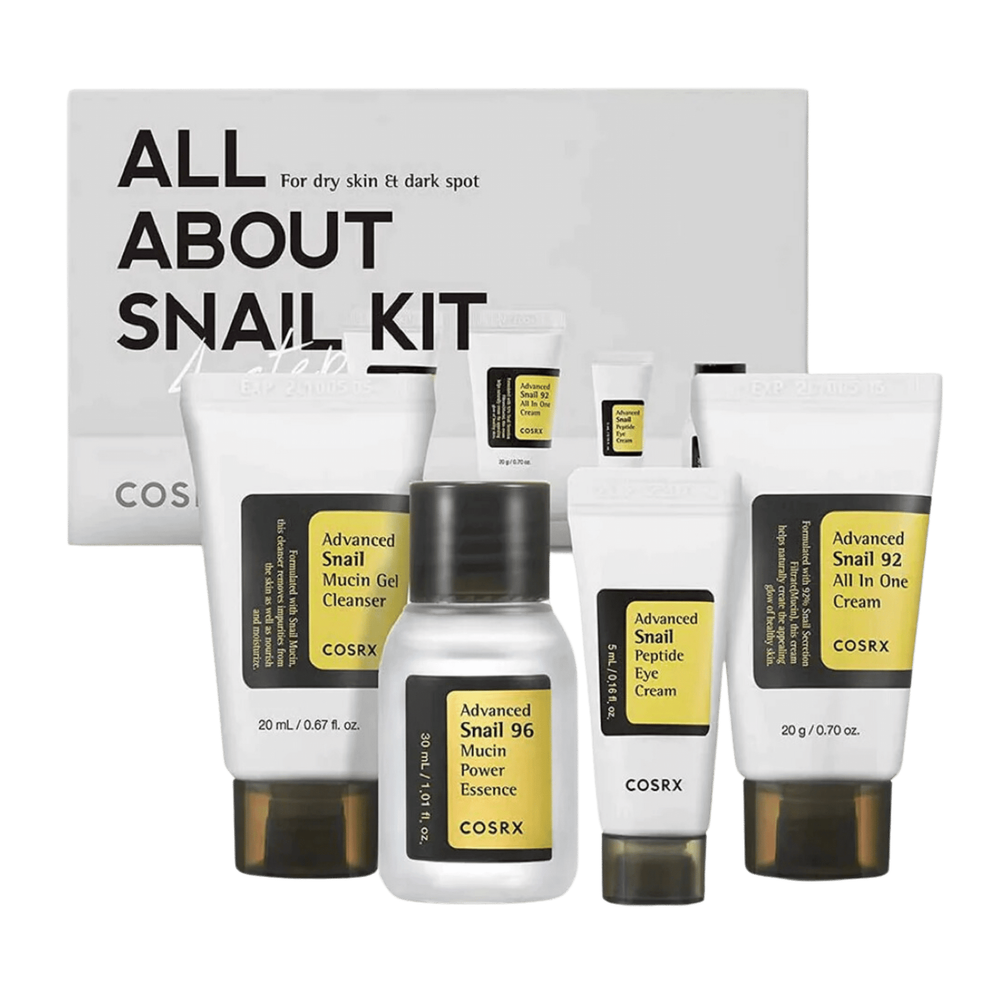 Cosrx - All About Snail Kit - 1set(4items) SkinStash