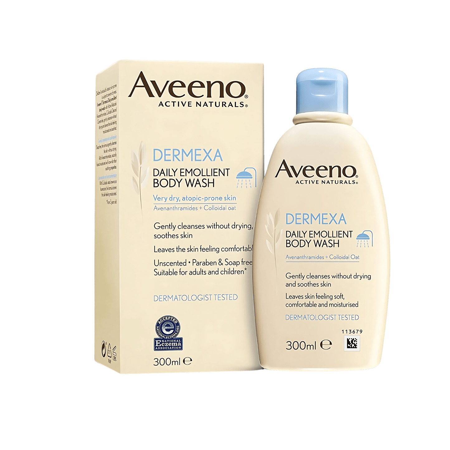 Aveeno Dermexa Daily Emollient Body Wash (300ml) SkinStash