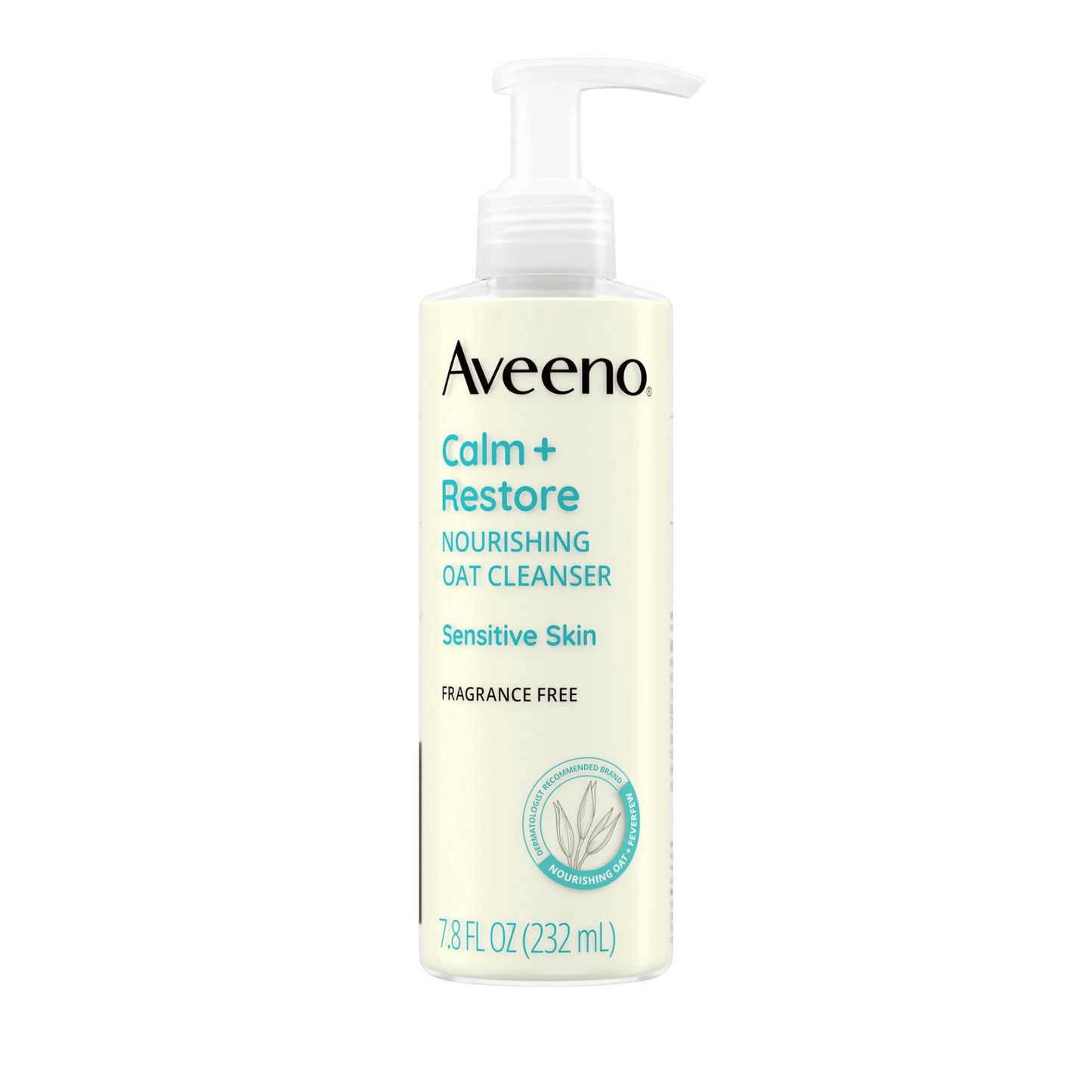 Aveeno Calm + Restore Gentle Nourishing Oat Face Cleanser (232ml) SkinStash