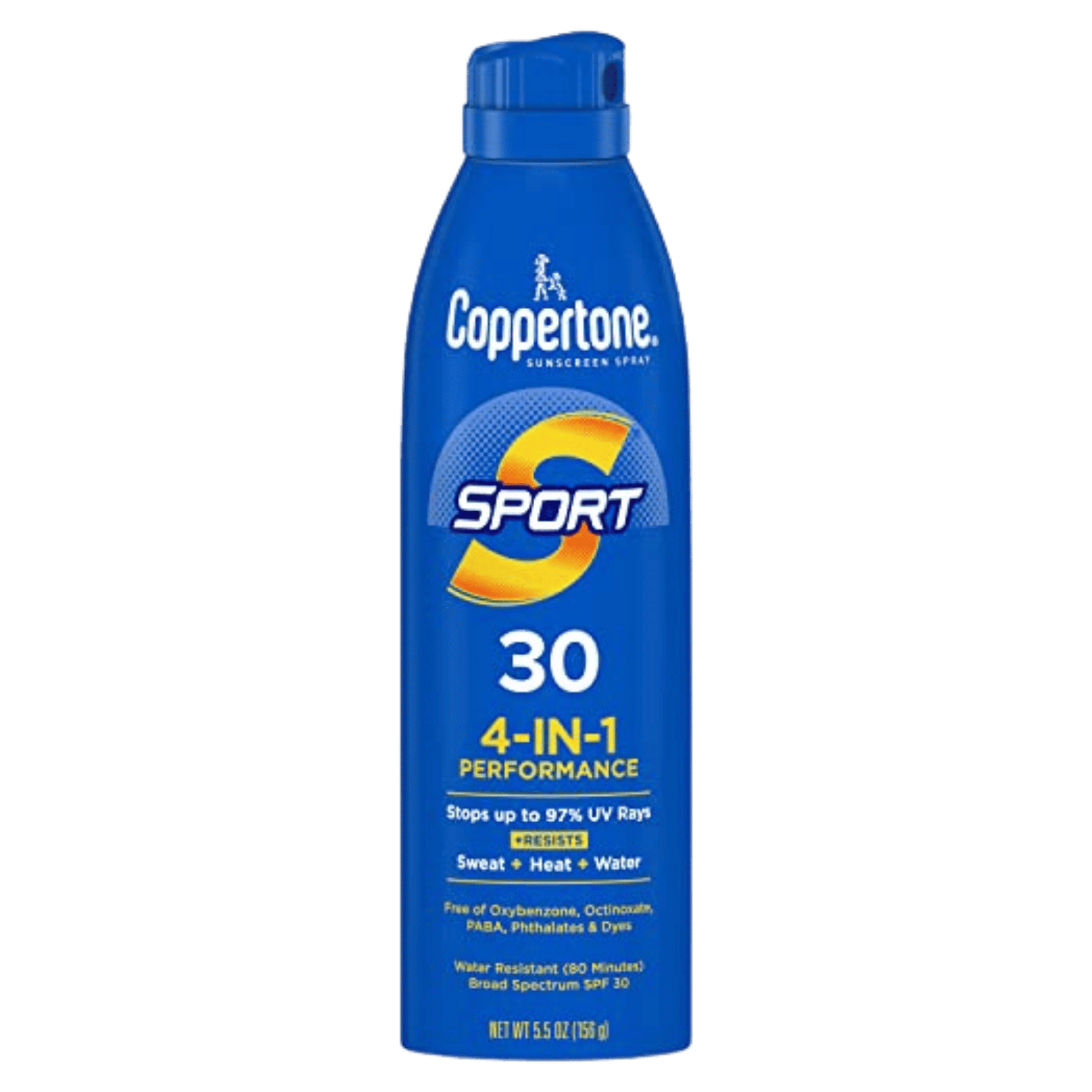 Coppertone 4 in 1 Sport Sunscreen Spray Water Resistant (156g) SkinStash