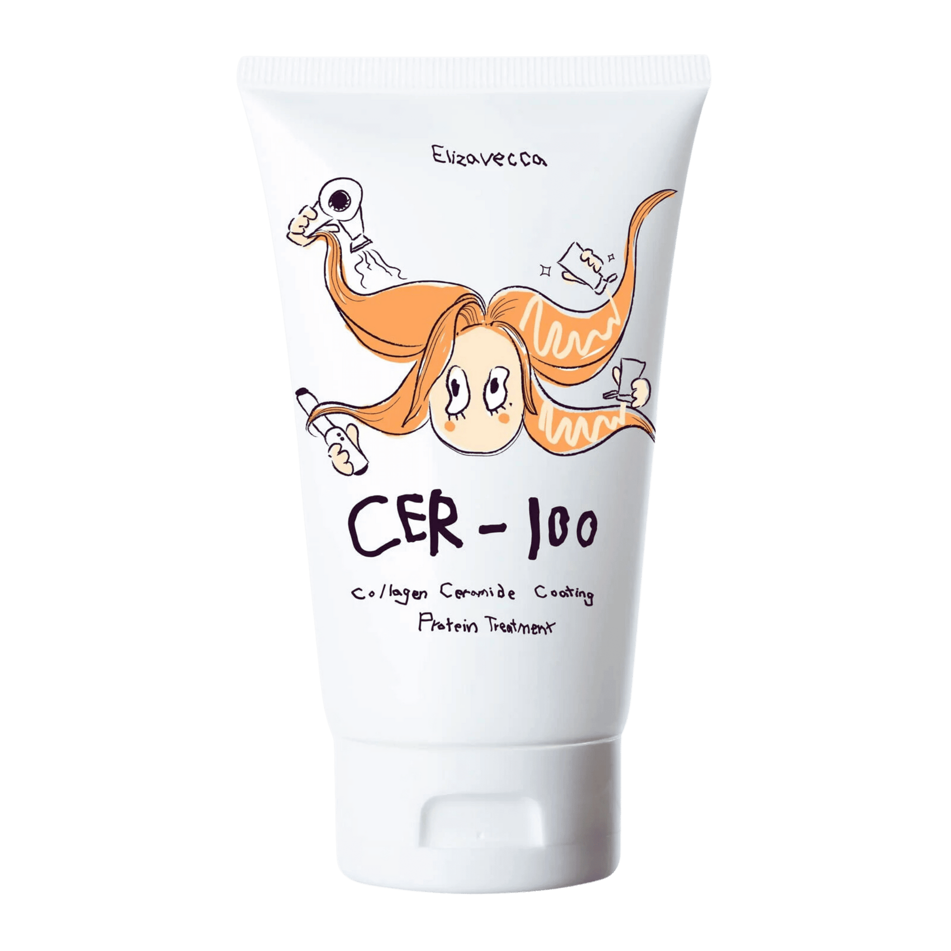 Elizavecca CER-100 Hair Collagen Ceramide Coating Hair Protein Treatment (100ml) SkinStash