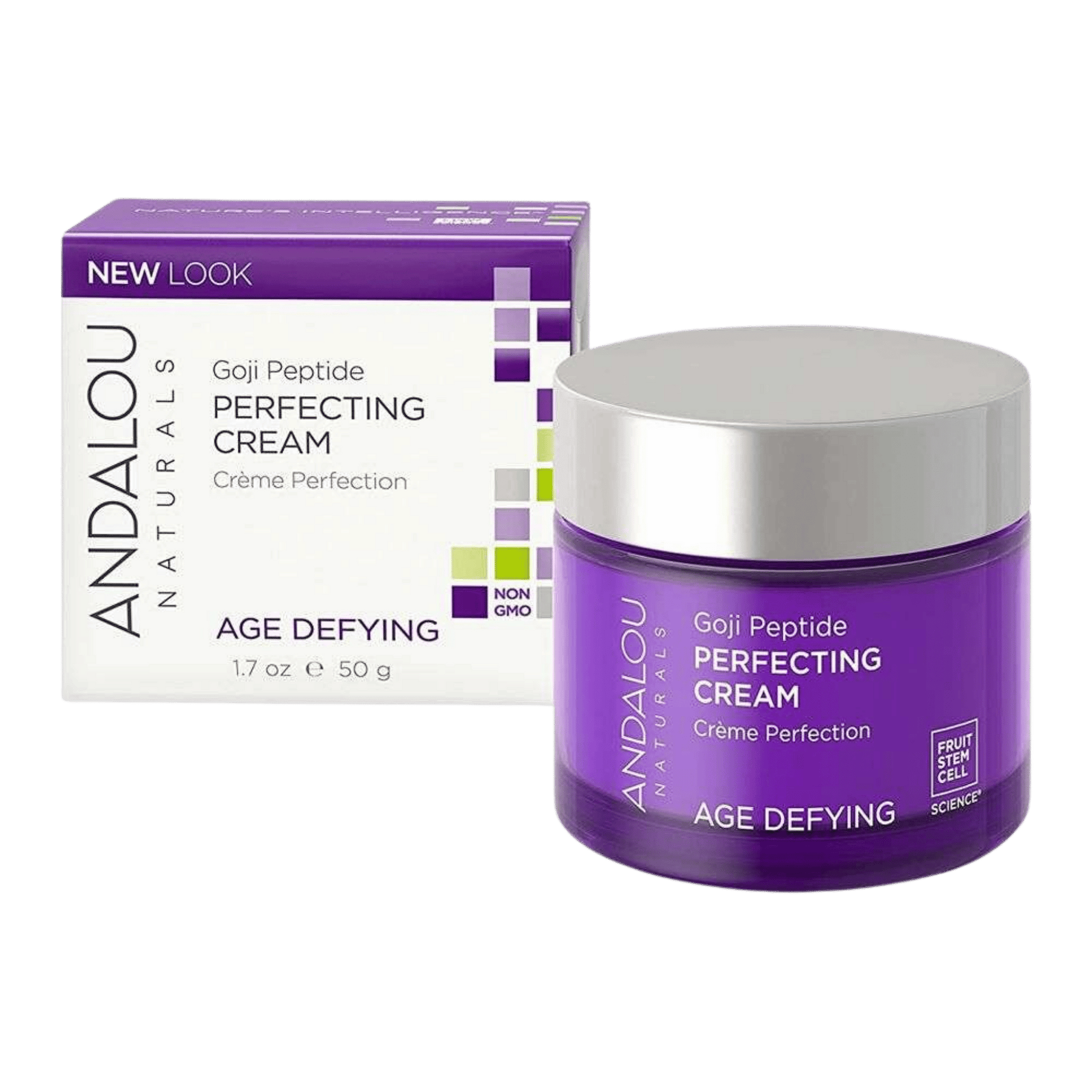 Andalou Naturals Goji Peptide Perfecting Age Defying Cream (50g) SkinStash