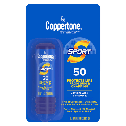 Coppertone Sport SPF 50 Sunscreen Lip Balm (3.96g) SkinStash