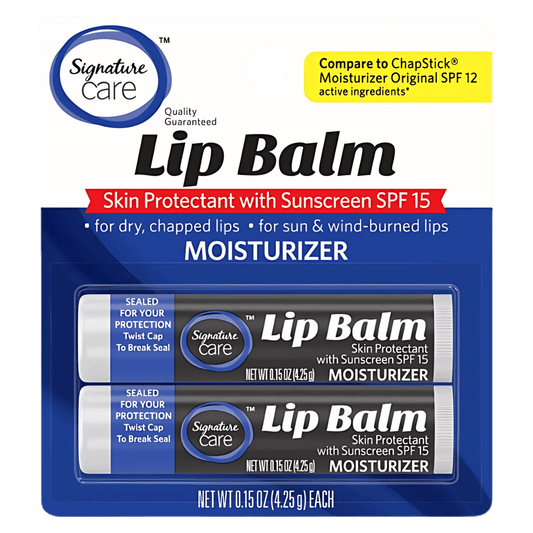 Signature Care Lip Balm Skin Protectant With Sunscreen Spf15 (4.25g) SkinStash