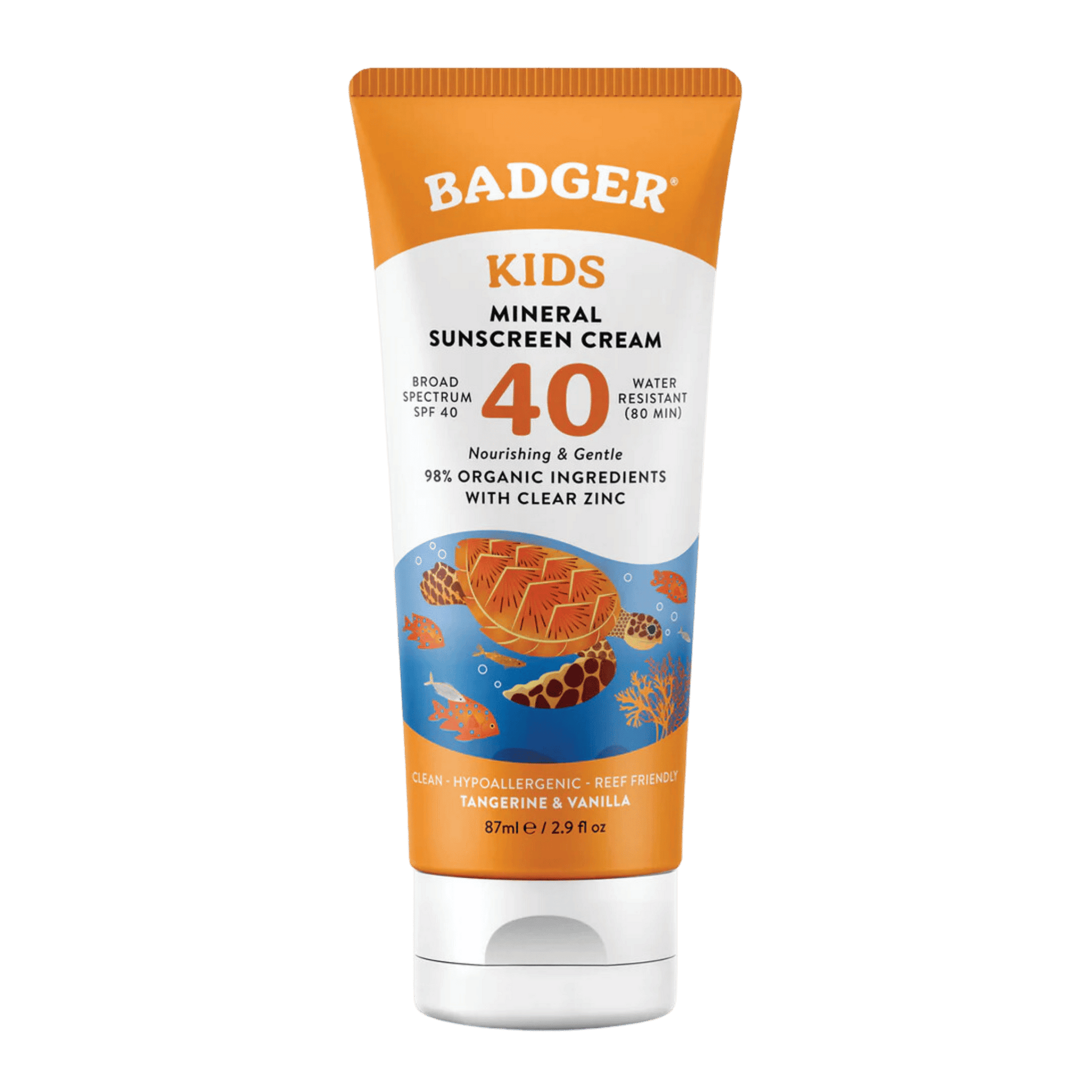 Badger Kids Mineral Sunscreen Cream SPF 40 (87 ml) SkinStash