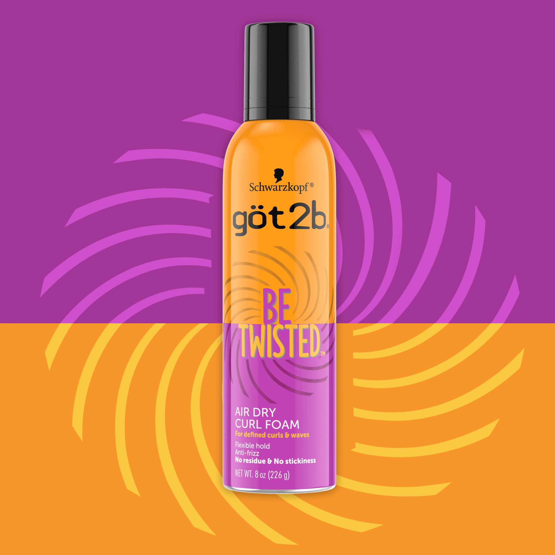 Schwarzkopf Got2b Be Twisted Air Dry Curl Foam (226 g) SkinStash