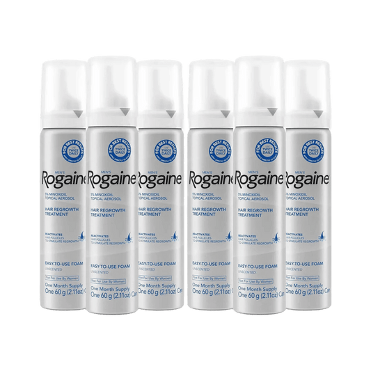 Rogaine Men's 5% Minoxidil Topical Aerosol Hair Regrowth Treatment (60g) SkinStash