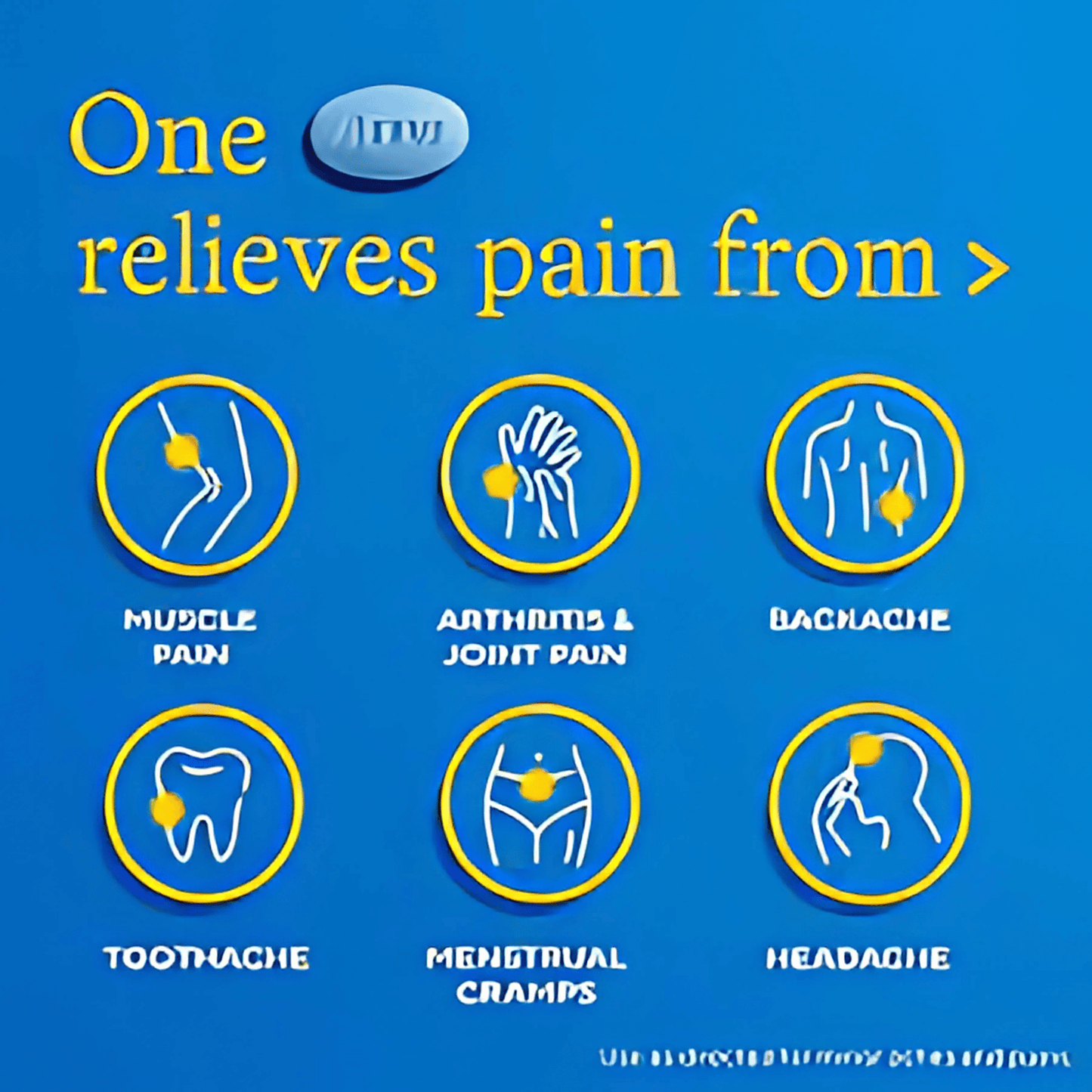 Aleve Pain Reliever & Fever Reducer Liquid Gels, Naproxen Sodium, Pain Relief, 20 Capsule SkinStash