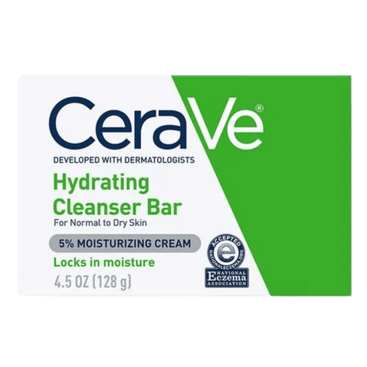 Cerave Hydrating Cleansing Bar For Normal To Dry Skin (128g) SkinStash