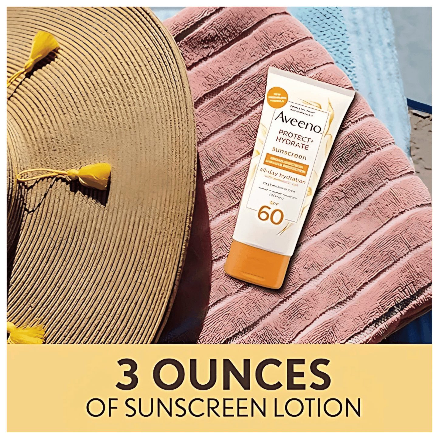 Aveeno Protect + Hydrate Body Sunscreen Lotion with Spf 60 SkinStash