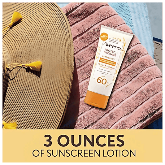 Aveeno Protect + Hydrate Body Sunscreen Lotion with Spf 60 SkinStash