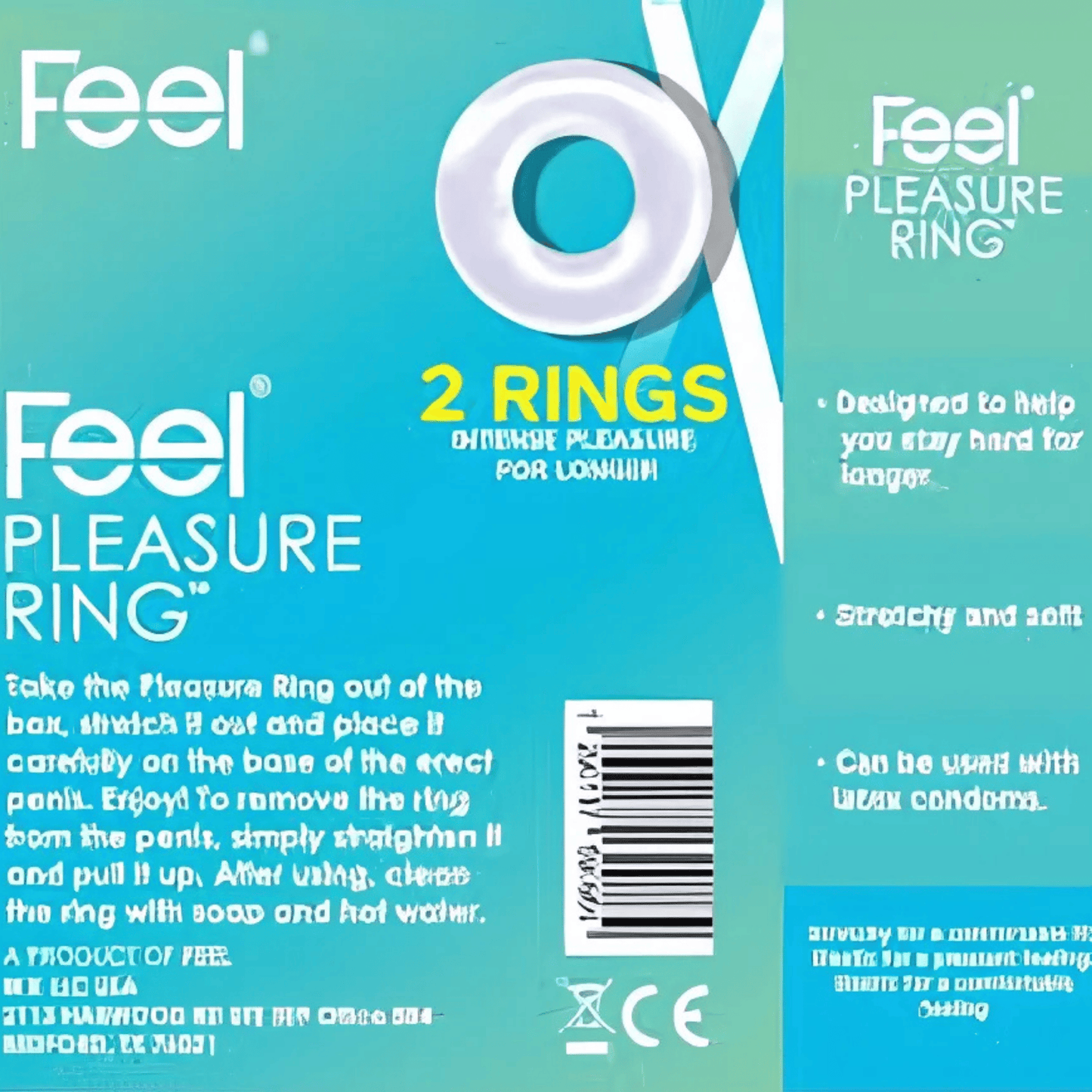 Feel Pleasure Ring 2 Rings Intense Pleasure For Longer SkinStash