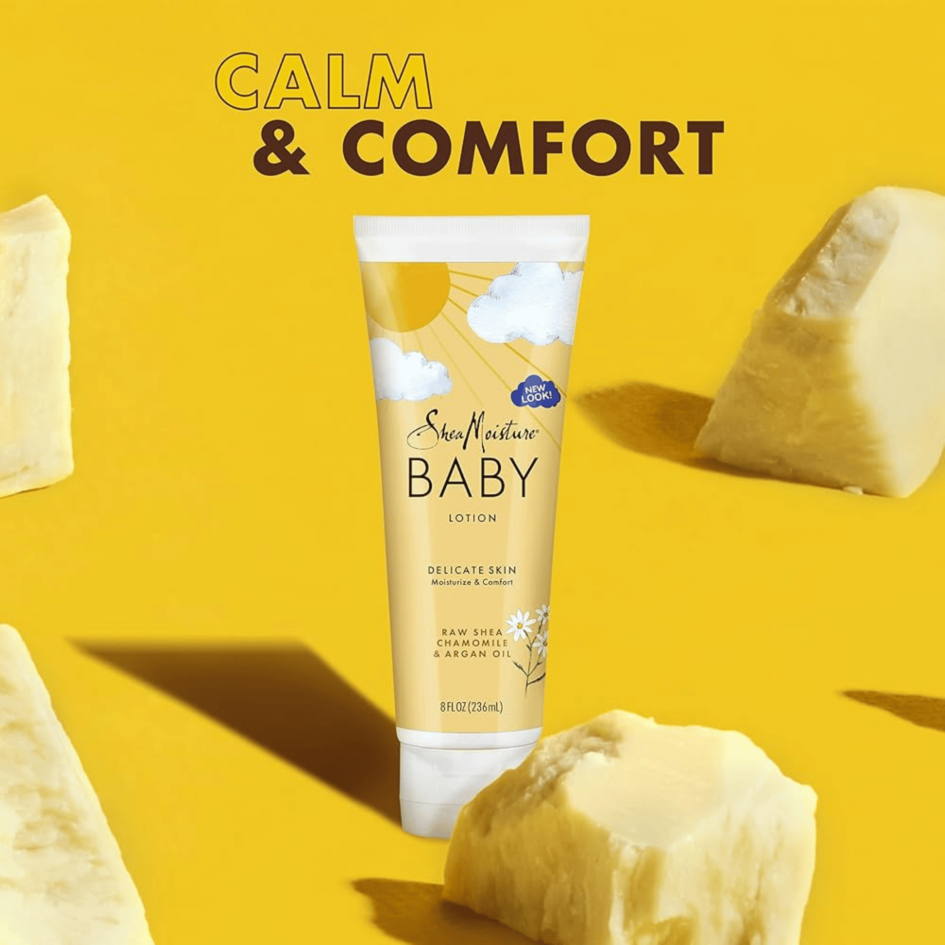 Shea Moisture Raw Shea Chamomile & Argan Oil Baby Lotion (237ml) SkinStash