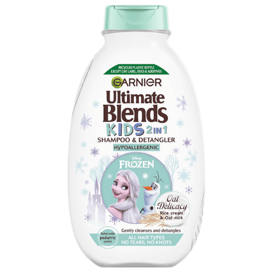 Garnier Ultimate Blends Kids 2 In 1 Shampoo & Detangler Frozen (250ml) SkinStash
