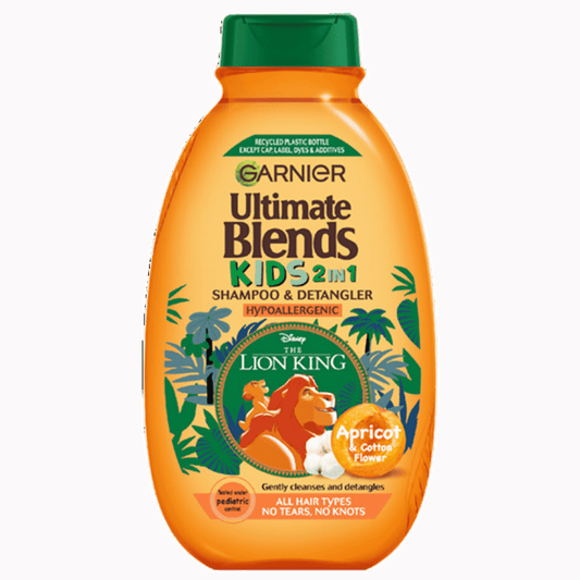 Garnier Ultimate Blends Kids 2 In 1 Shampoo & Detangler Apricot (250ml) SkinStash